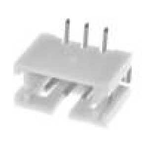 Zásuvka kabel-pl.spoj vidlice 3 PIN 2mm SMT PH 100V 2A