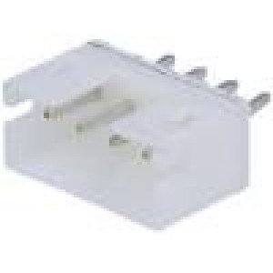 Zásuvka kabel-pl.spoj vidlice 4 PIN 2mm THT PH 100V 2A