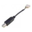 Transition: adapter cable USB B zástrčka,5pin zástrčka kabel len:1m