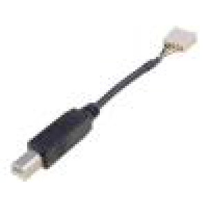 Kabel USB 2.0 USB B vidlice,vidlice 5pin 0,1m