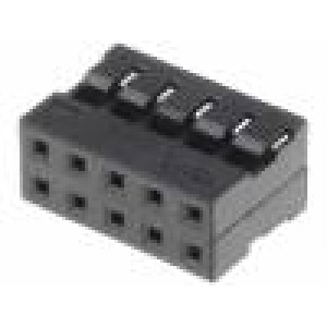 Zástrčka kabel-kabel/plošný spoj zásuvka Milli-Grid 2mm
