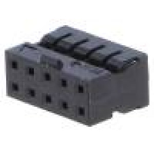 Zástrčka kabel-kabel/plošný spoj zásuvka Milli-Grid 2mm
