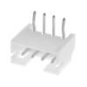 Zásuvka kabel-pl.spoj vidlice 4 PIN 2mm THT PH 100V 2A