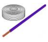 Kabel LifY licna Cu 0,5mm2 PVC fialová 300/500V