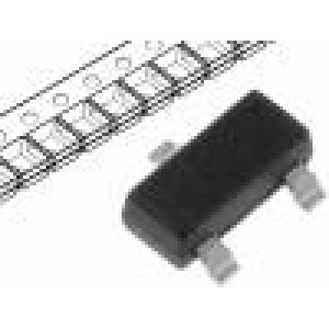 BSS138P.215 Tranzistor: N-MOSFET unipolární 60V 360mA 350mW SOT23