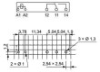 RM699BV-P-60 Relé elektromagnetické SPDT Ucívky:60VDC 6A/250VAC 6A/24VDC
