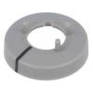 Nut cover with pointer ABS grey push-in Ø:15.5mm