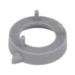 Nut cover with pointer ABS grey push-in Ø:16.4mm