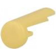 Pointer plastic material yellow push-in Shape: pin