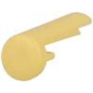 Pointer plastic material yellow push-in Shape: pin