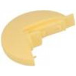 Pointer plastic material yellow push-in Shape: disk