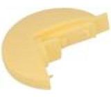 Pointer plastic material yellow push-in Shape: disk