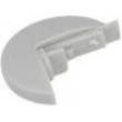 Pointer plastic material grey push-in Shape: disk