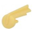 Pointer plastic material yellow push-in Shape: arrow