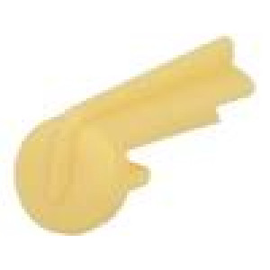 Pointer plastic material yellow push-in Shape: arrow