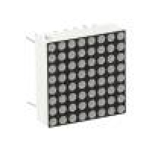 LED matice Display 8x8   2-4mcd katoda 20x20mm