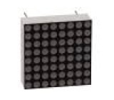 LED matice Display 8x8 červená 3-4,5mcd katoda 20x20mm