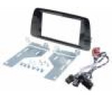 Rámeček pro autorádio 2 DIN Seat piano-black
