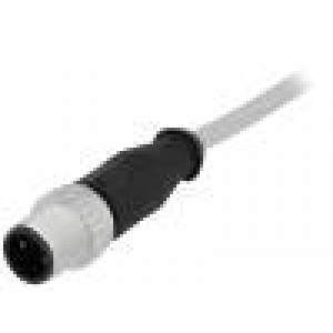 M12 1,5m vidlice 3 PIN přímý kód A-DeviceNet / CANopen PVC