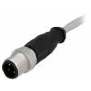 M12 1,5m vidlice 4 PIN přímý kód A-DeviceNet / CANopen PVC