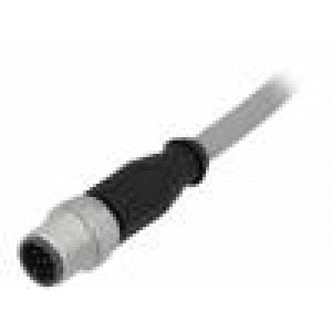 M12 0,5m vidlice PIN:12 přímý kód A-DeviceNet / CANopen PVC