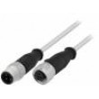 Kabel: pro snímače/automatizaci PIN: 3 zástrčka PVC 2m