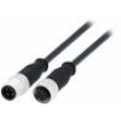 Cable for sensors/automation M12-M12 1.5m male female PIN:4