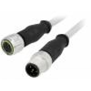 Kabel: pro snímače/automatizaci PIN: 5 zástrčka PVC 1m