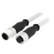 Cable for sensors/automation M12-M12 0.5m male female PIN:8