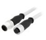 Cable for sensors/automation M12-M12 0.5m male female PIN:8