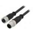 Cable for sensors/automation M12-M12 2m male female PIN:12