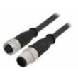 Cable for sensors/automation M12-M12 7.5m male female PIN:12