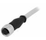 M12 10m zásuvka PIN:8 přímý kód A-DeviceNet / CANopen vodiče