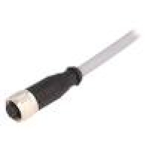M12 10m zásuvka PIN:12 přímý kód A-DeviceNet / CANopen PVC