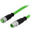 Cable for sensors/automation M12-M12 7.5m male female PIN:4
