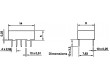 AZ850P1-5 Relé elektromagnetické DPDT Ucívky:5VDC 0,5A/125VAC 1A/30VDC