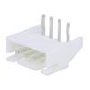 Zásuvka kabel-pl.spoj vidlice 4 PIN 2,5mm THT 250V 3A 10mΩ