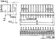 Zásuvka kabel-pl.spoj vidlice 10 PIN2,54mm THT NS25 250V 3A