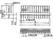 Zásuvka kabel-pl.spoj vidlice PIN:20 2,54mm THT NS25 250V 3A