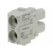 Konektor: hranatý modul zásuvka Han Modular 40A PIN: 2 40A 1kV