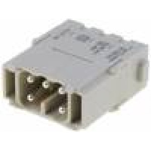 Konektor hranatý modul vidlice Han Modular ES 5 PIN 16A 400V