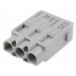 Konektor: HDC modul vidlice Han-Modular® PIN: 7(3+4) 10A,40A