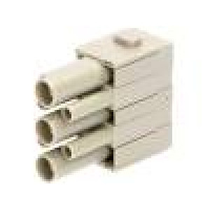Konektor: HDC modul zásuvka Han-Modular® PIN: 7(3+4) 10A,40A