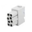 Konektor: HDC modul zásuvka Han-Modular® PIN: 8 16A 400V