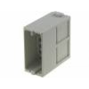 Konektor: HDC modul vidlice Han-Modular® PIN: 17 bez kontaktů