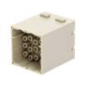 Konektor: HDC modul vidlice Han-Modular® PIN: 20 bez kontaktů