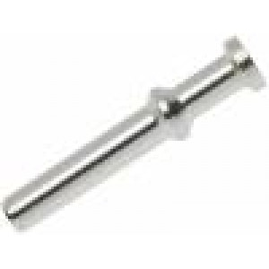 Kontakt vidlice slitina mědi stříbřený 4mm2 Han® C 40A 3mΩ