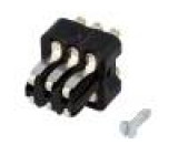 Konektor: HDC kontaktní vložka vidlice Staf® PIN: 6 10A 25V