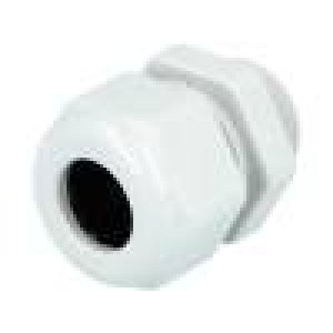 Průchodka M20 IP68 10÷14mm termoplast šedá