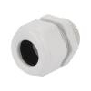 Průchodka M25 IP68 13÷18mm termoplast šedá